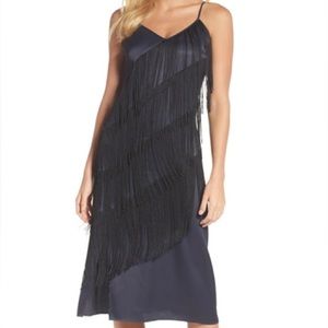 Nic + Zoe Fringed Up Midi Dress